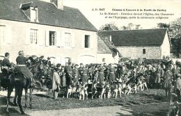 N°46871 -cpa Chasse à Courre En Forêt De Cerisy -la St Hubert- - Chasse
