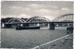 ENGIS . Belgique . Vue Le Pont Avec Péniche . - Engis