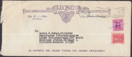 1960-H-36 (LG147) CUBA 1960. MIGUEL ALDAMA HABILITADO. 2c. SOBRE  DEL CLUB DE LEONES DE PINAR DEL RIO A US. - Covers & Documents