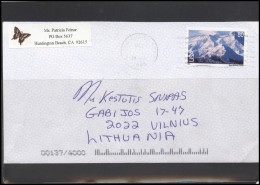 USA 112 Cover Air Mail Postal History Alaska Mountains - Poststempel