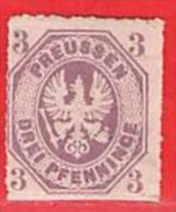 MiNr.19a X Altdeutschland Preussen - Neufs