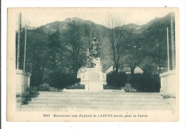 Cp, 64, Laruns, Monument Aux Enfants De Laruns Morts Pour La Patrie - Laruns