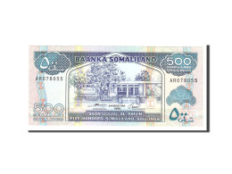 Billet, Somaliland, 500 Shillings = 500 Shilin, 1996, Undated, KM:6b, NEUF - Somalia