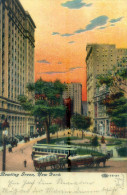 NEW YORK. Bowling Green. Manhattan. Posted 1910. - Plaatsen & Squares