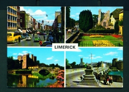 IRELAND  -  Limerick  Multi View  Used Postcard As Scans - Limerick