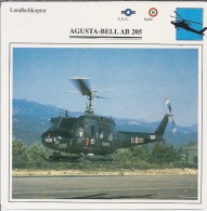 Helikopter.- Augusta-Bell AB 205 -. USA - Italië. 2 Scans - Hélicoptères