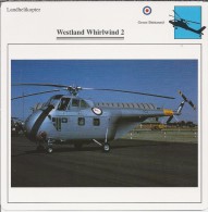 Helikopter.- Westland Whirlwind 2 - Groot-Brittannië. Engeland. 2 Scans - Hélicoptères