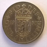 Monnaie - Grande-Bretagne - 1 Shilling 1958 - - I. 1 Shilling