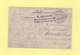 2 Kolonne Munitions Kolonnen - Rgt 19 - 1915 - Storia Postale