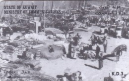 Kuwait, 39KWTE, Dockside Scene, 2 Scans. - Kuwait