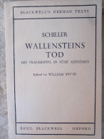 SCHILLER WALLENSTEINS TOD William WITTE Edited By BLACKWELL'S GERMAN TEXTS OXFORD Notes English Anglais - German Authors