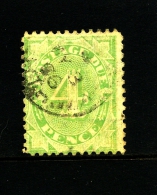 AUSTRALIA - 1902  POSTAGE   DUES  4d  DESIGN COMPLETED WMK CROWN NSW PERF 11.8x11 FINE USED SG D26 - Impuestos