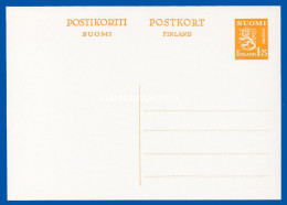 FINLAND 1940 PREPAID CARD 1.75Mk. YELLOW HIGGINS & GAGE 79 UNUSED EXCELLENT CONDITION - Postal Stationery