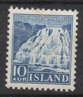 P534.-. ICELAND / ISLANDIA - 1935 . SC#: 193 - DYN JANDI FALLS .-. MNH .  CV:US$ 60.00 - Unused Stamps