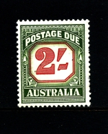 AUSTRALIA - 1960  POSTAGES DUES  2/  NO WMK  MINT NH  SG D141 - Segnatasse