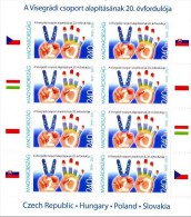 HUNGARY 2011 EVENTS The 20th Anniversary Of VISEGRAD GROUP - Fine Sheet MNH - Neufs