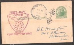 UnitedStates1943: FDC Celebrating First Day Of Post Office At WRIGHT FIELD(air Base In WW II) - Autres & Non Classés