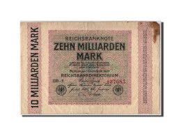 Billet, Allemagne, 10 Milliarden Mark, 1923, 1923-10-01, KM:117b, TB - 10 Miljard Mark