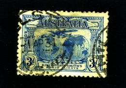 AUSTRALIA - 1931  3d  KINGSFORD SMITH  FINE USED  SG 122 - Oblitérés