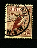 AUSTRALIA - 1932  6d  LARGE KOOKABURRA  FINE USED SG 146 - Oblitérés