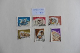 Monaco :Timbres  N° 1730/1735    Oblitérés Minéraux - Collections, Lots & Series