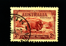 AUSTRALIA - 1934  2d  MACARTHUR  FINE USED SG 150 - Oblitérés