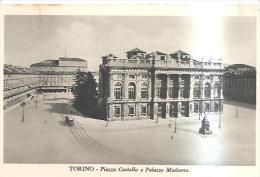 69452) Cartolina Di Torino - Piazza Castello E Palazzo Madama - Viaggiata Non Affrancata - Palazzo Madama