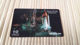 Phonecard Woldlink Space Shuttle Only 6000 Made Rare 2 Scans - Worldlink