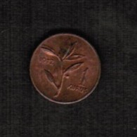 TURKEY  1 KURUS 1972 (KM # 895a) - Turquia