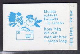 FINLAND - 1983 LION SLOT BOOKLET 1mk SG SB17Sm FINE MNH ** - Booklets