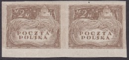 POLAND 1919 Fi 94DD Double Mint Hinged - Unused Stamps