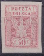 POLAND 1919 Proof Fi 91 P Mint No Gum - Neufs