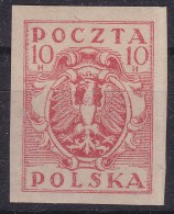 POLAND 1919  Proof Fi 75 Mint No Gum - Neufs