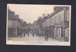 Vente Immediate St Saint Pierre Le Moutier (58) - Rue De Paris ( Animée B.F. 19 Cachet Ambulant St Etienne à Paris ) - Saint Pierre Le Moutier