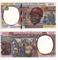 CHAD  5'000 Francs , Central African States P607Pe   1999   UNC - Chad