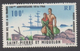 Saint-Pierre Et Miquelon - PA 36 -175 Ans Du Retour Des îles à La France - - Neufs