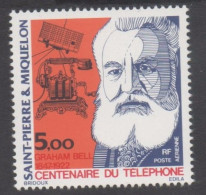 Saint-Pierre Et Miquelon - PA 63 - Graham BELL : 100 Ans De La Première Liaison Téléphonique - - Neufs