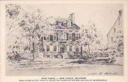 Delaware New Castle Read House Built In 1801 By Geo Read II Albertype - Other & Unclassified