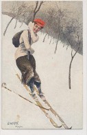 O Merté - Femme à Ski  - Hiver Neige Glace - Mertè, O.