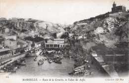 CARTE POSTALE ORIGINALE ANCIENNE : MARSEILLE ; ROUTE DE LA CORNICHE ; LE VALLON DES AUFFES ; BOUCHES DU RHONE (13) - L'Estaque