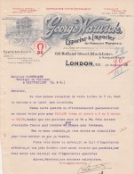 Lettre 10/10/1919 GEORGE WARWICK Export Import LONDON - Xaintrailles Lot Et Garonne France - United Kingdom