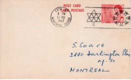 Canada Montreal 1967 Expo 67 / World Exhibition "Polymer Corporation-Man And His World" Postal Card/postcard-IV - 1953-.... Regno Di Elizabeth II