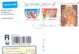 2013. Czech Republic, The Letter By Registered Prioritairy Post To Moldova - Lettres & Documents