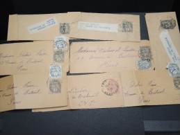 FRANCE - Lot De 15 Bandes Pour Journaux Avec Compléments, 2 C Ou 1c Seul - A Voir - P16739 - Streifbänder