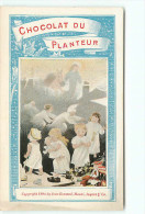 CALENDRIER TRIMESTRIEL De 1899 Par CHOCOLAT Du PLAN - REVES D´ENFANTS - CHROMO PUBLICITE - Kleinformat : ...-1900