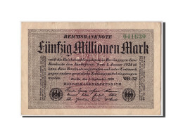 Billet, Allemagne, 50 Millionen Mark, 1923, 1923-09-01, KM:109b, TTB+ - 50 Mio. Mark