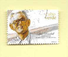 TIMBRES - STAMPS - CAP VERT / CAPE VERDE - 2003 - COMPOSITEUR LUÍS RENDDALL - TIMBRE OBLITÉRÉ - Cape Verde