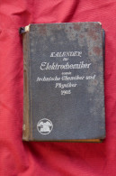 Kalender Für Elektrochemiker Memorandum 1903 SEHR SELTEN !! Chemie Elektrochemie - Encyclopedias