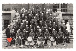 27602-LE-62-FANFARE " LA PROLETARIENNE " Des Mineurs D'HENIN-LIETARD---------animée-musiciens - Henin-Beaumont