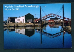 CANADA  -  Sanford  World's Smallest Drawbridge  Unused Postcard - Yarmouth